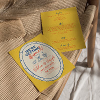 Mão Ilustrada Colorida Desenhada Tudo Em Um Casame