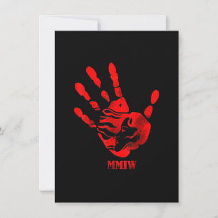 Convites Mão Vermelha MMIW