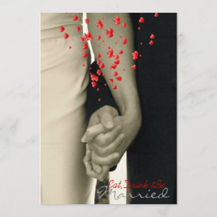 Convites mãos Balack e jantar de ensaio branco do casament