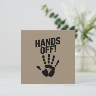 Convites Mãos para fora do meu país Meu corpo se medica pol