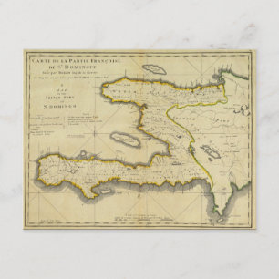 Convites Mapa 1814 de Haiti por Mathew Carey