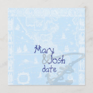 Convites Mapa Antiguitário do PixDezines