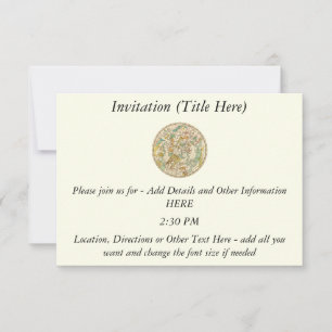 Convites Mapa das constelações e do Gráfico do Sky Star