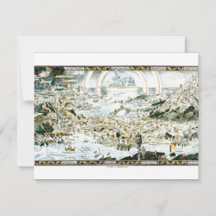 Convites Mapa das Imaginárias Clássicas da Fairyland, 1920