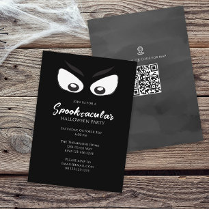 Convites Mapa de Código QR de Spooktacular Spookular do Fan