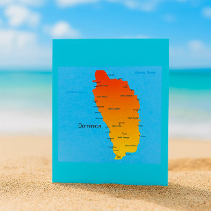 Convites Mapa de Dominica