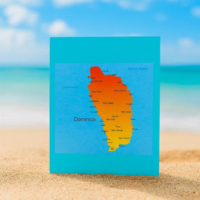 Convites Mapa de Dominica (Criador carregado)