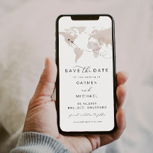 Mapa do Creme de Destino de Viagem CARMEN Salvar a