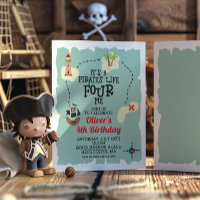 Mapa do tesouro pirata  4º aniversário