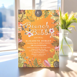 Convites Mapeamento de Chá de panela Brunch e Bubble deixa