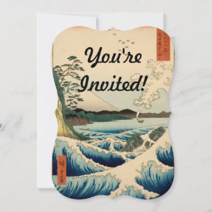 Convites Mar Japonês de Satta Hiroshige Art
