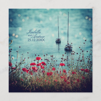 Convites Mar Mágico de Amor - Casamento