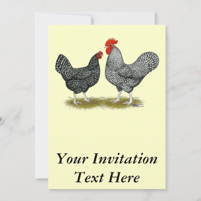 Convites Marans: Cuckoo Pair (Frente)