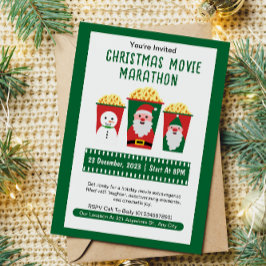 Convites Maratona de Filme de Natal