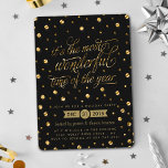 Convites Maravilhosa Hora Do Ano | Férias<br><div class="desc">Celebre o Natal em estilo este ano com estes convites de moda. O design é fácil de personalizar com sua própria redação e seus convidados ficarão entusiasmados quando receberem esses convites fabulosos.</div>