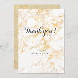 Convites Marble branco e Dourado