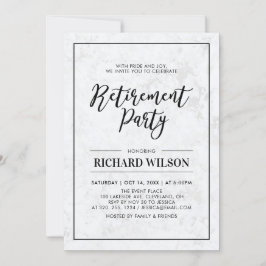 Convites Marble e Quadro Preto | Partido da Reforma Moderna