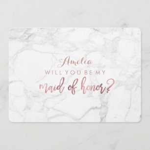 Convites Marble PixDezines /Faux Rosa Dourado Você Estará