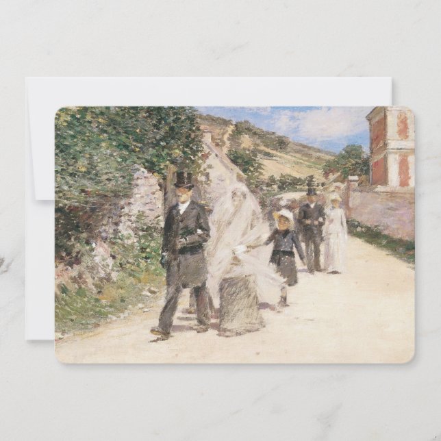 Convites Marcha de Casamento por Robinson, Impressionismo V (Frente)