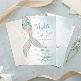 Convites Marcha De Sereia Da Elegante Abaixo Do 2° Aniversá