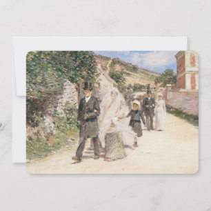Convites Marcha Nupcial de Robinson, Impressionismo Vintage
