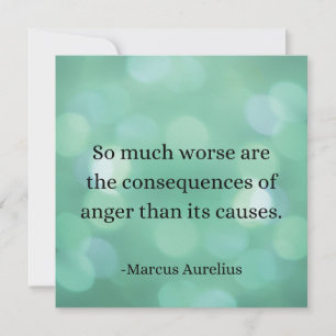 Convites Marcus Aurelius: Conquiste a raiva, encontre a paz