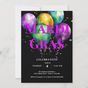 Convites Mardi Gras