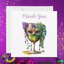 Convites Mardi Gras Mask