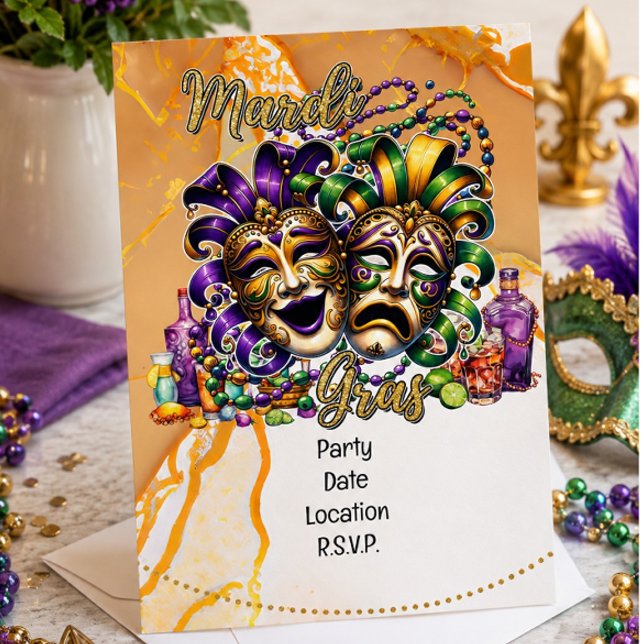 Convites Mardigras (Criador carregado)