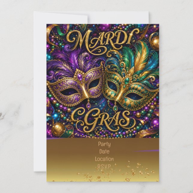 Convites Mardigras (Frente)