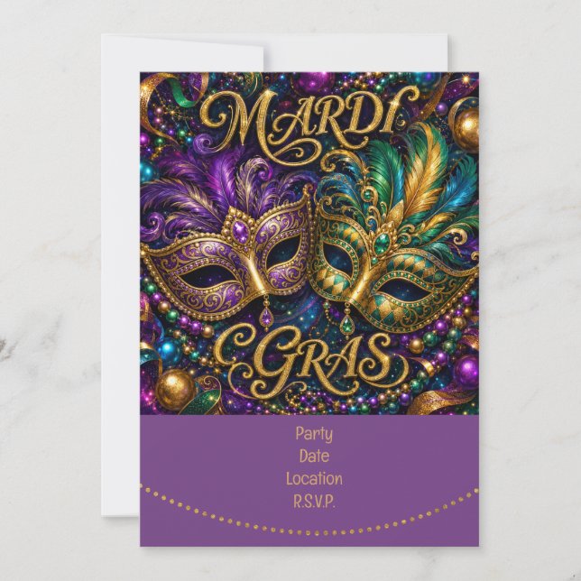 Convites Mardigras (Frente)