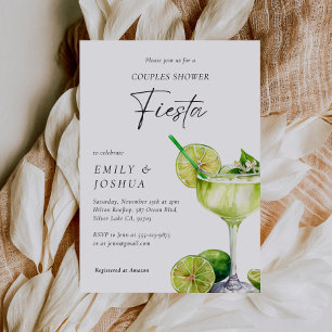 Convites Margarita Mexicana Fiesta Floral Casal Chá
