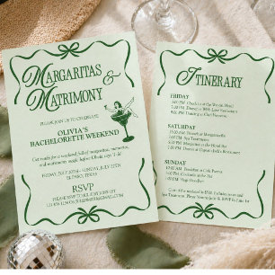 Convites Margaritas e Matrimônio Festa de Fim de Semana par