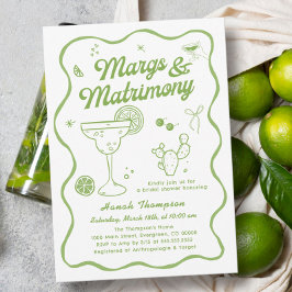Convites Margs e Matrimony Chá de panela