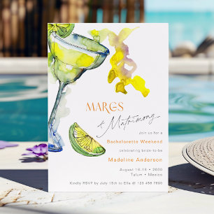 Convites Margs & Matrimony Bachelorette Weekend Itinerário