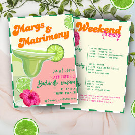Convites Margs & Matrimony Bachelorette Weekend Itinerário