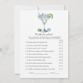 Convites Margs & Matrimony Chá de Noiva Jogo