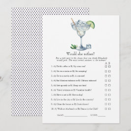 Convites Margs & Matrimony Chá de Noiva Jogo