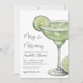 Convites Margs & Matrimony Margarita Bridal Shower