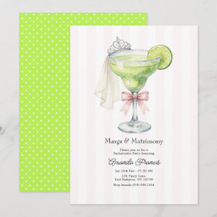 Convites Margs & Matrimony Margarita Coquetel de Despedida