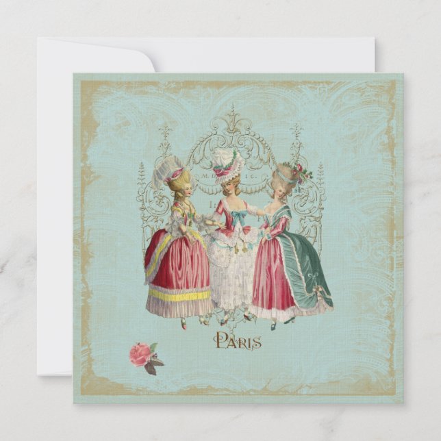 Convites Maria Antonieta em Espera (Frente)