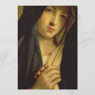 Convites Maria Mãe De Jesus - A Madona Triste
