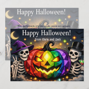 Convites 🎃🌈Maridos Assustadores LGBT