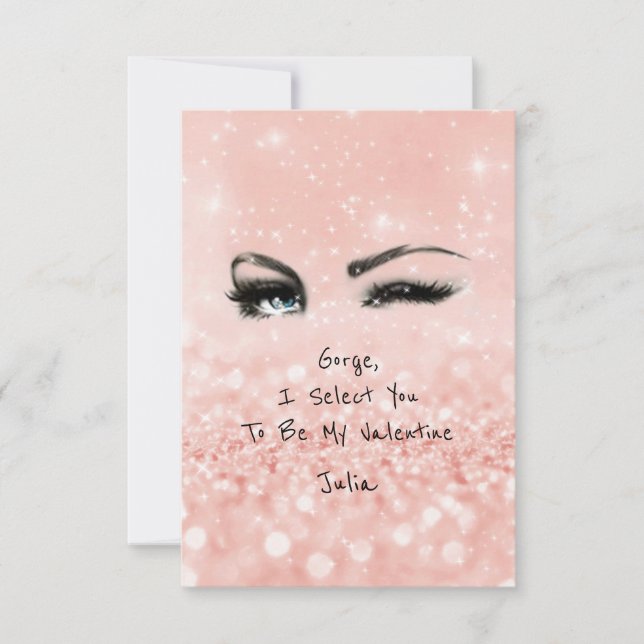 Convites Marilyn Monroe Namorados Declaração de Amor Rosa (Frente)