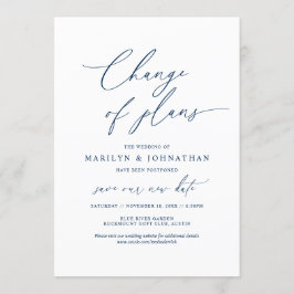 Convites Marinha Mínima, Mudança de planos, casamento adiad