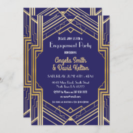 Convites Marinho Art Deco Convide Gatsby 1920