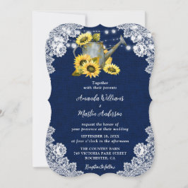 Convites Marinho Azul, Agua De Girassol Pode Invadir Casame