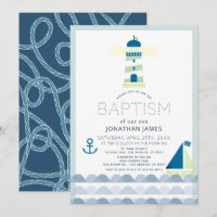 Marinho Azul Baptism Azul De Farol Náutico Inv