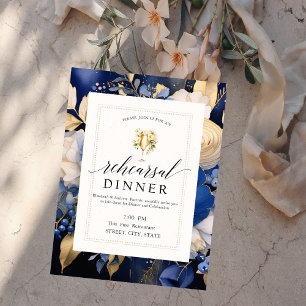Convites Marinho Azul Flores, Janto de ensaio de Provandos