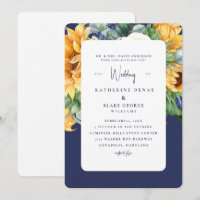 Marinho Bold Sunflower Casamento Tuscan